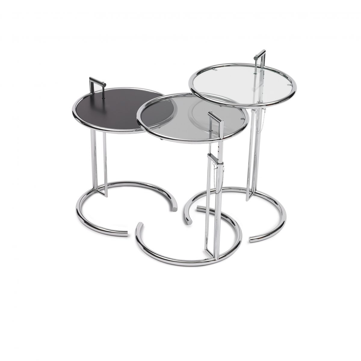classicon-adjustable-table-e-1027-glass-clear-smoked-metal